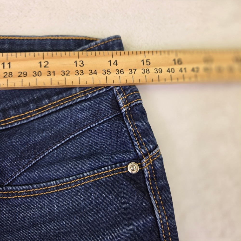 Levis Mid Rise Skinny Jeans Dark Wash Denim Size 27 Blue Slim Fit 4608
